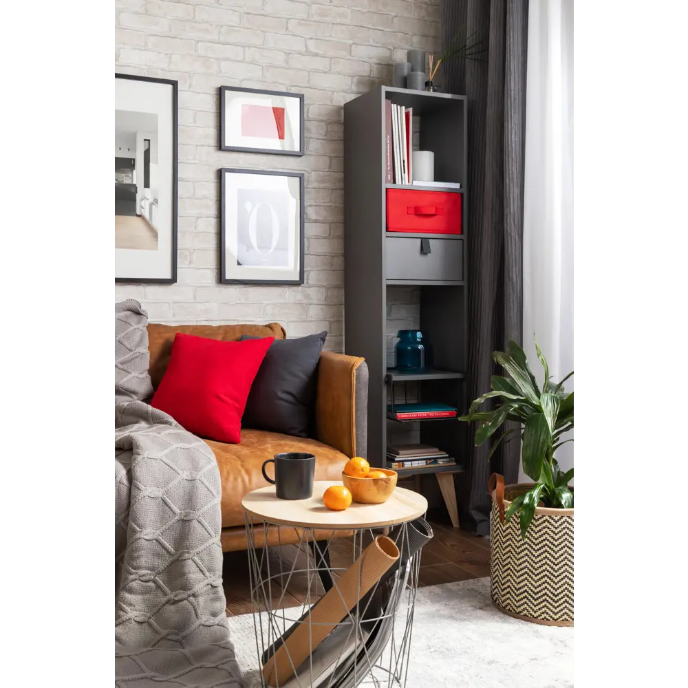 Корзина мягкая Kub HAP8549, 31х30х31 см, 23 л, пальмовое волокно STORIDEA STLM-2102731 - Вид №4