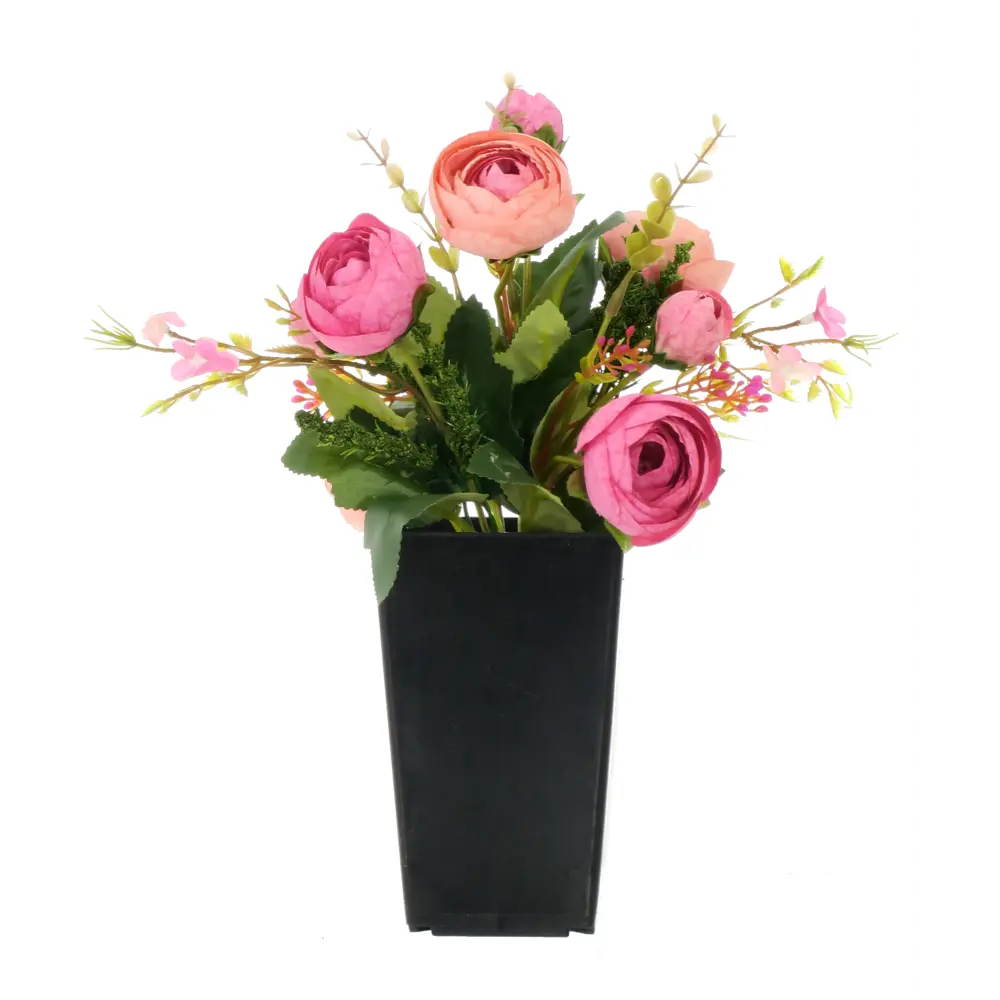 89356241 Искусственное растение в горшке камелия h30 см цвет малиновый STLM-0963512 Santreyd 