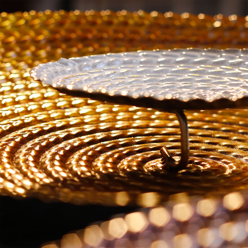 Панно на стену из металла colorful plates 137*58 см. EVENHOME  192753 Золото  - Вид №2