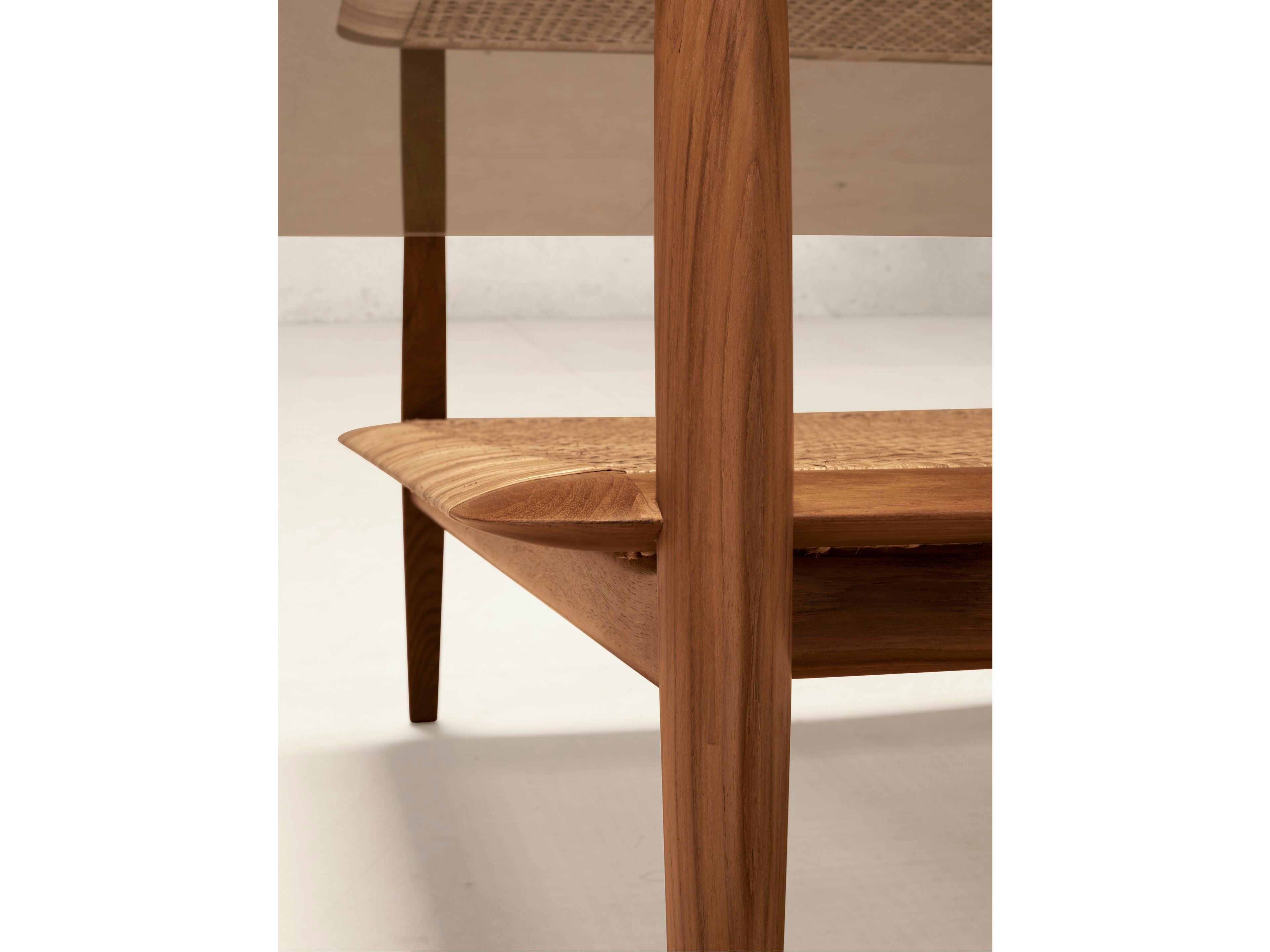 Журнальный столик из дерева и стекла Phantom Hands Tangāli ARCH-00042054 - Вид №3