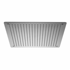 Квадратный потолочный 50 см. лейка дождевого душа. Расход 18 л / мин. при 3 барах.  Square NOKEN 100121023  INOX MIRROR