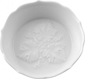 10558987 Meissen Розетка 8см "Виноградный лист" Фарфор