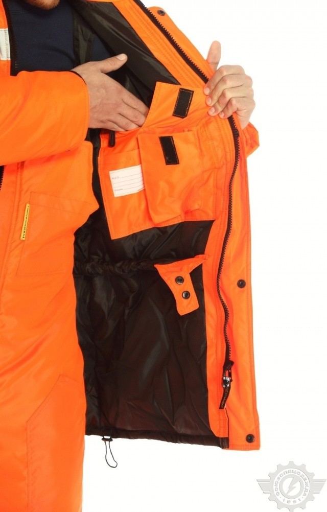 65954 Костюм "Магистраль" зимний с СВП  Зимняя спецодежда  размер 60-62/182-188  - Вид №11