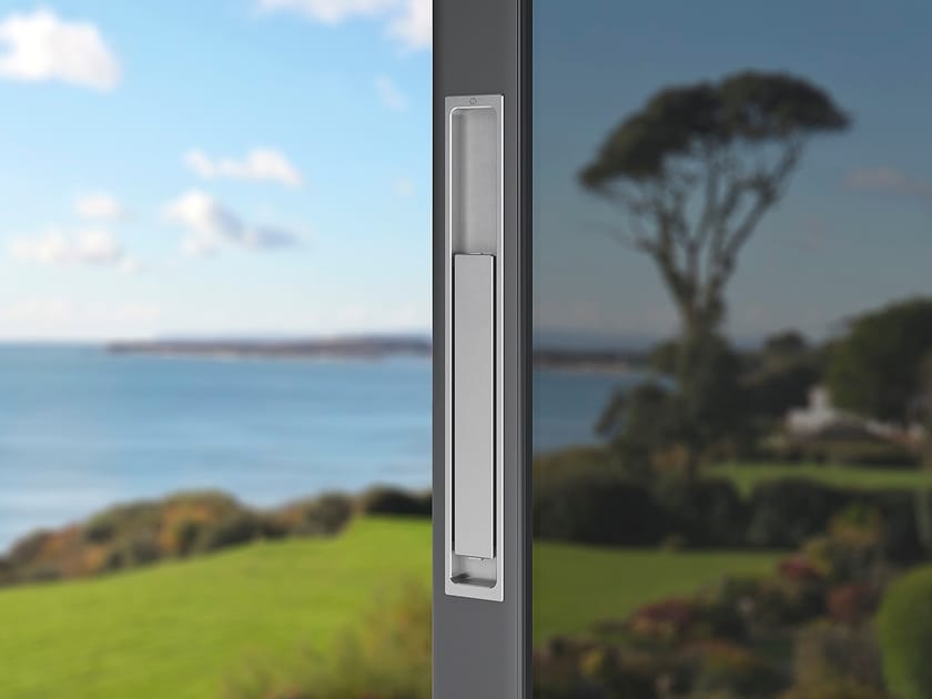 Утопленная алюминиевая ручка для стеклянной двери HOPPE Остин ARCH-00149613