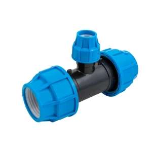 Тройник переходной ПНД Политэк 63x32x63 мм