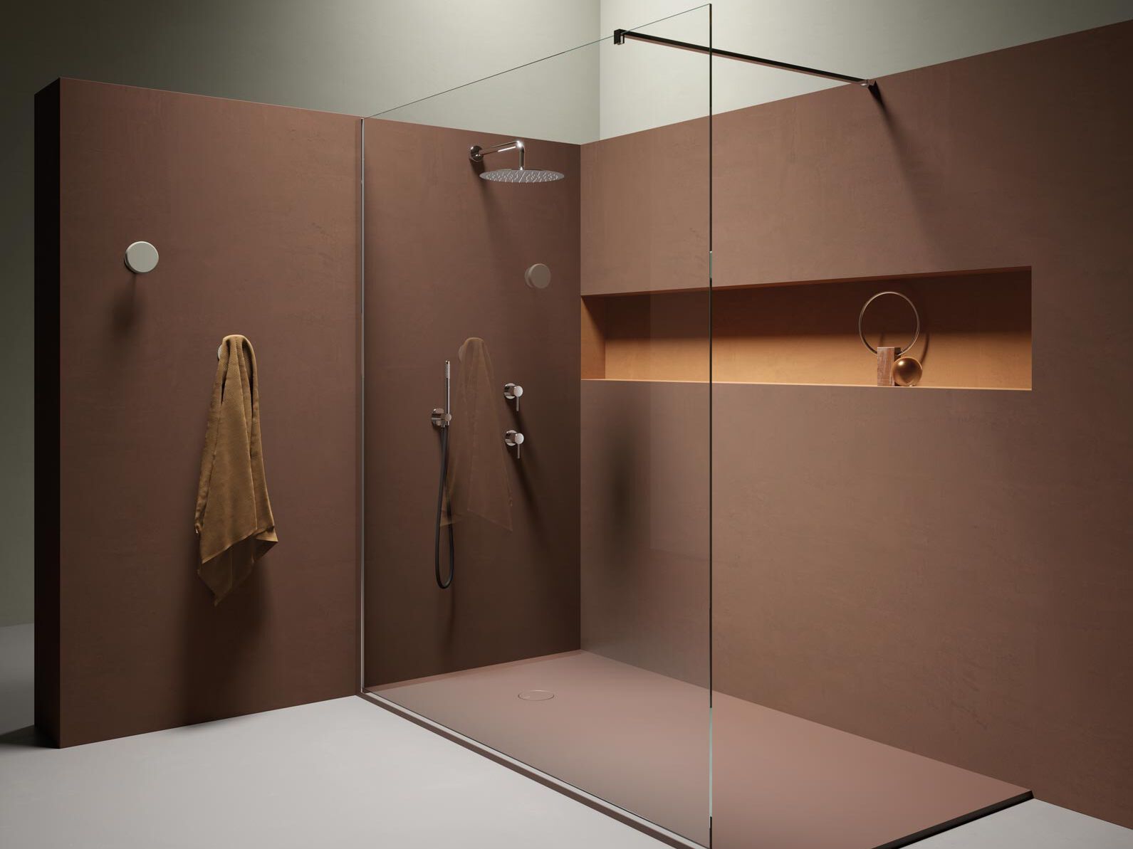 Душевая кабина с одной панелью Domus Falerii Domuspa ARCH-00087200