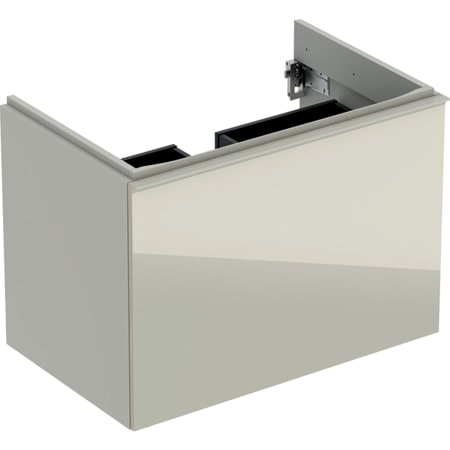 500.611.JL.2 Шкафчик для раковины Geberit Acanto, с одним выдвижным ящиком, одним внутренним выдвижным ящиком и сифоном Geberit  - Вид №13