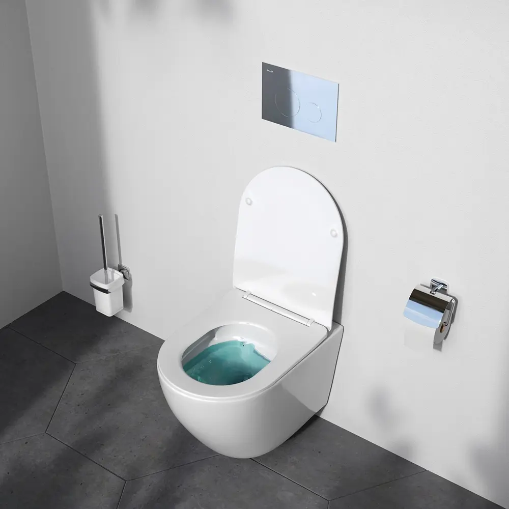 AM.PM Fresh Tornado — безободковый унитаз с инсталляцией и микролифтом 89400183 STLM-1566751 - Вид №10