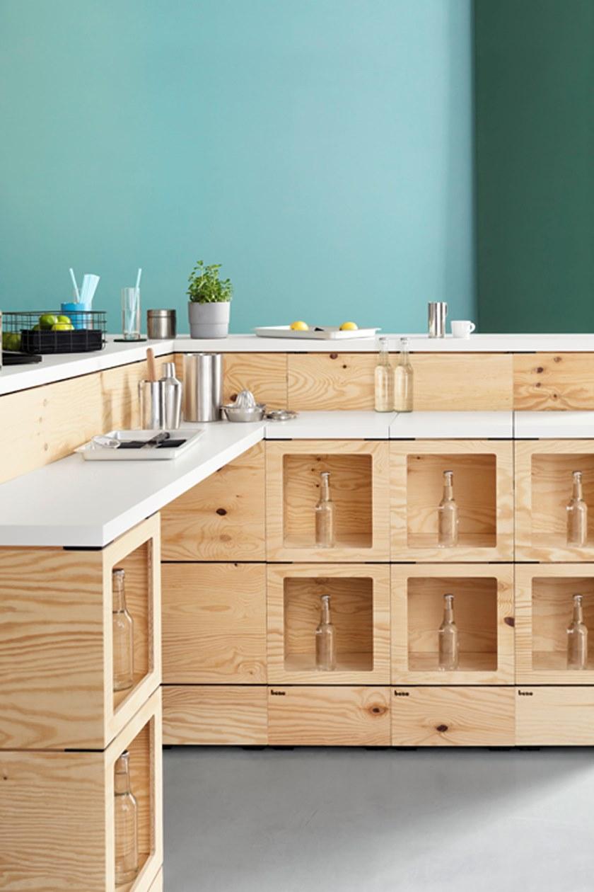 BENE Многофункциональное рабочее место из фанеры для открытого пространства Pixel sun-id-1443529 - Вид №20