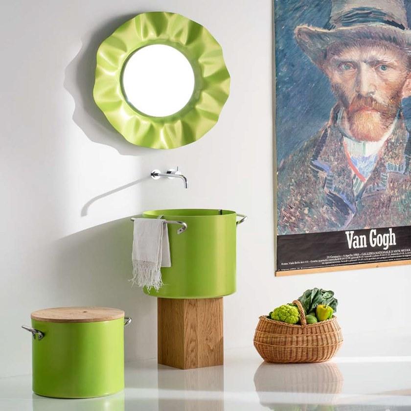 Rapsel Круглое алюминиевое зеркало со встроенной подсветкой Chef sun-id-1385390 - Вид №1