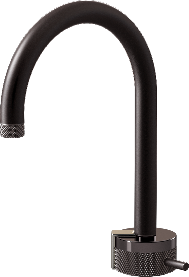 E-11502-R1OX-L2PN-GM Однорычажный прогрессивный смеситель для раковины - излив 16см GRAFF MOD+