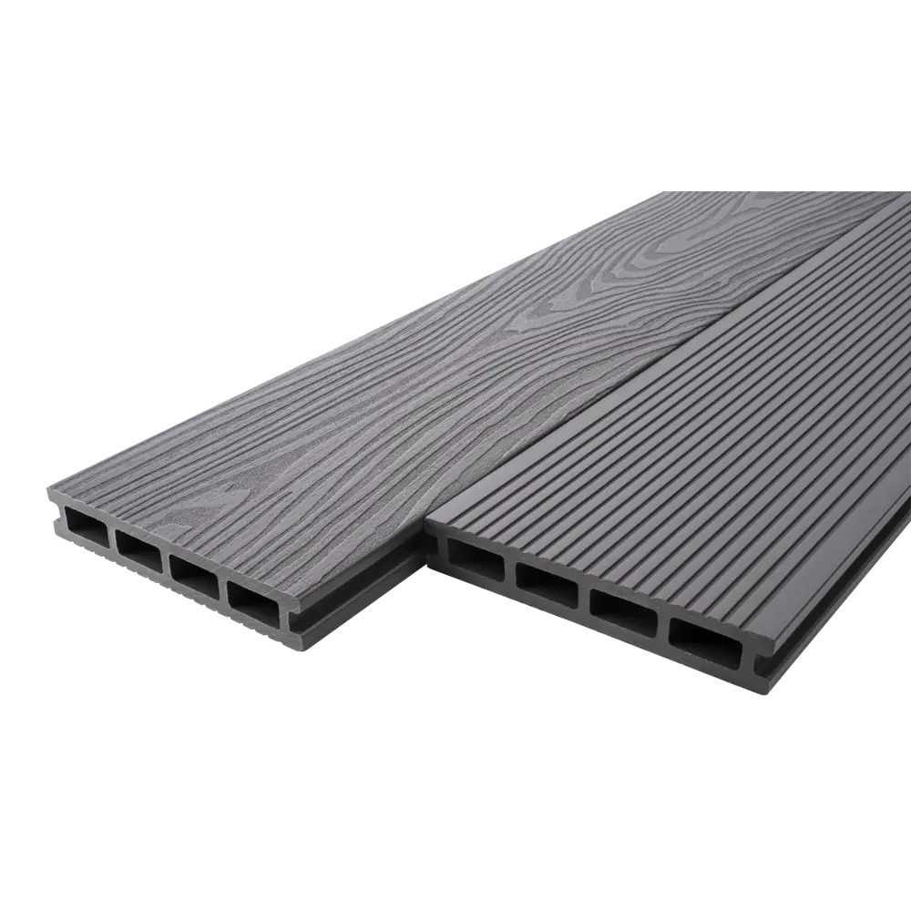 Террасная доска ДПК T-Decks цвет Серый 3000x150x25 мм двусторонний вельвет 0.6 м² STLM-2140529 - Вид №6