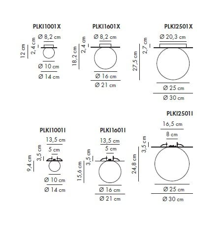 Потолочный светильник / Настенный светильник AXOLIGHT Kiss ARCH-00090734 - Вид №2