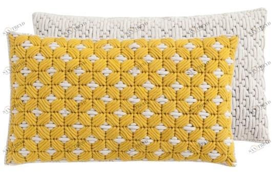 GAN Прямоугольная подушка, вышитая вручную тканью Silaï sun-id-1487660