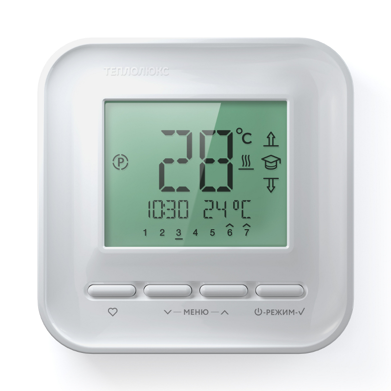 Хронотермостат Теплолюкс ССТ TP 520 недельный белый 4305651418000001