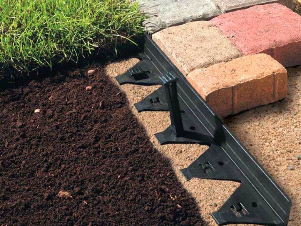 Пластиковый бордюр 45 мм, длина 3 м ГеоПластБорд GPBST-28 - Вид №3