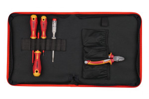 16449805 Набор отверток Ergonic SL, PH, PZ +/-, отвертка тестер сети и диэлектрическиие бокорезы 160 мм 41390504 Felo