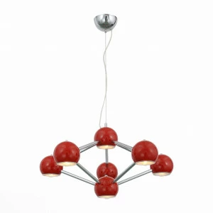 Подвесная люстра ST Luce Rottura SL853.603.07 ST LUCE ДИЗАЙНЕРСКИЕ, ROTTURA RED 108469 Красный