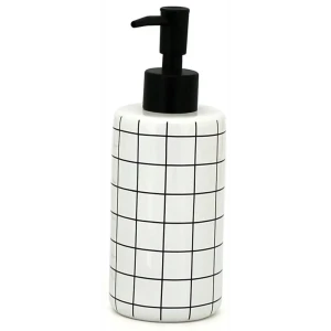 Дозатор для жидкого мыла Vidage La Scuola цвет белый чёрный