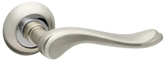91283449 Ручка раздельная Fuaro R.RM54.Grazia SN/CP-3 матовый никель/хром 2шт STLM-0894418