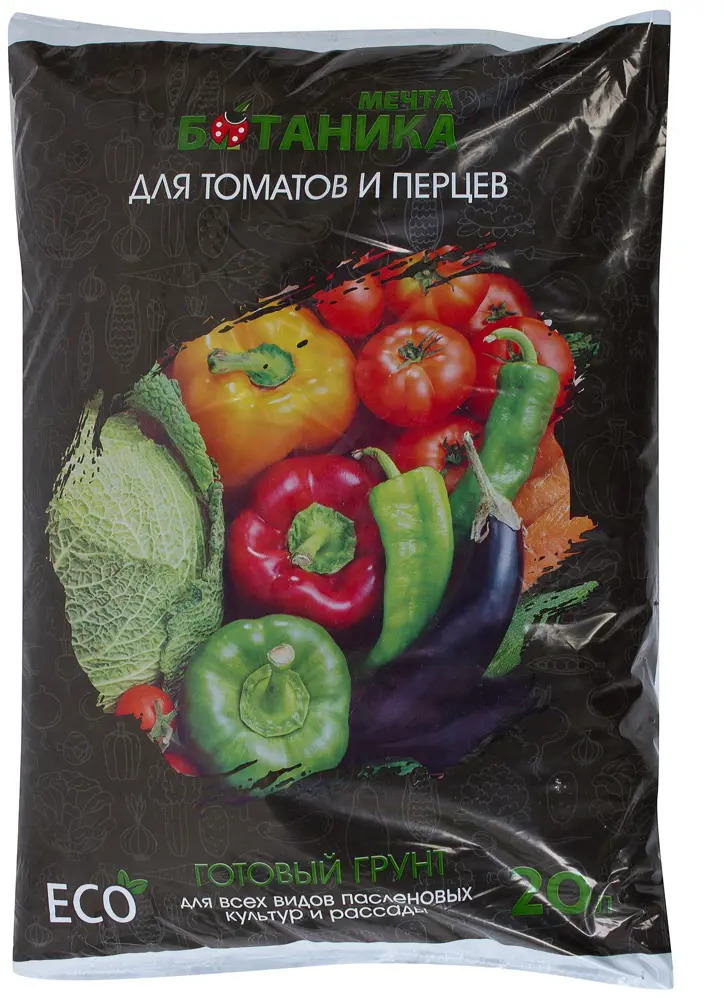 18468138 Грунт для томатов и перцев «Мечта Ботаника» 20 л STLM-0010893