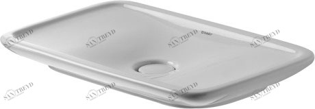 0370700000 Подвесная раковина настенная овальная Duravit PuraVida