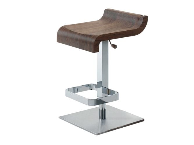 Регулируемая высота деревянный поворотный стул Riva 1920 MIRÒ ARCH-00031783