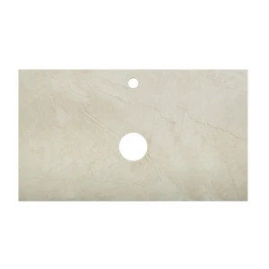 90735975 Столешница в ванную Belbagno KEP-90-MCO 90x46см Синтетический мрамор цвет бежевый STLM-0361073