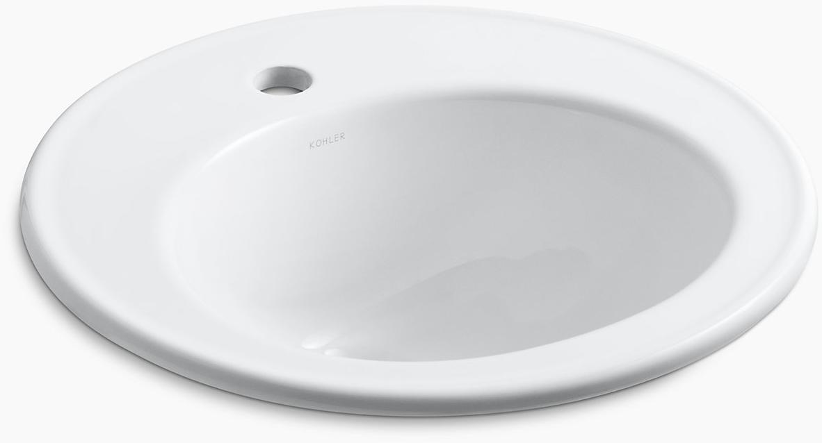 K-2202-1-47 Накладная раковина на столешницу  прямоугольная Kohler  - Вид №1