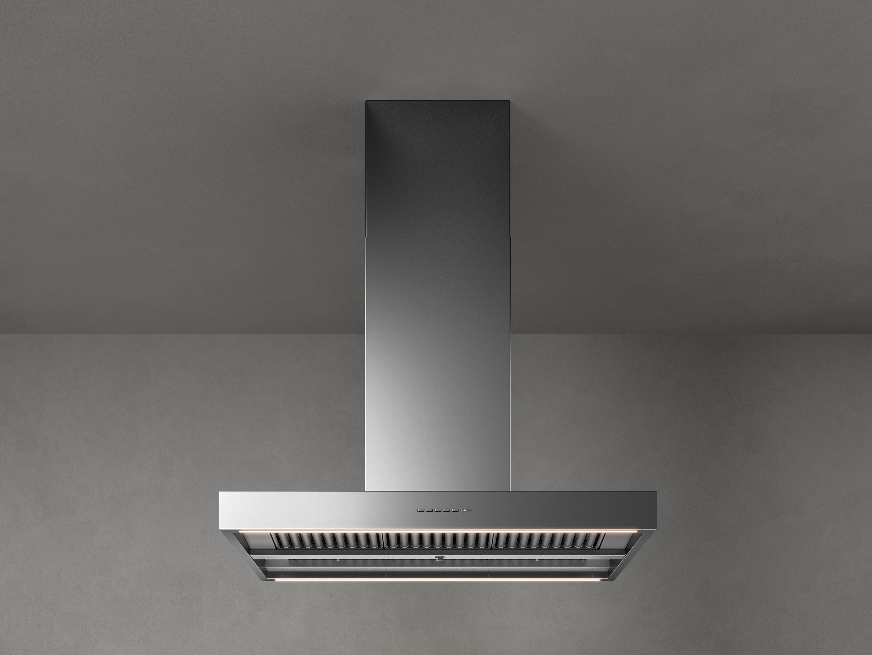 Островная вытяжка из нержавеющей стали со встроенным освещением Falmec дизайн ARCH-00137663