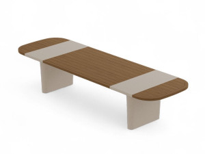 Прямоугольный садовый стол из тикового дерева