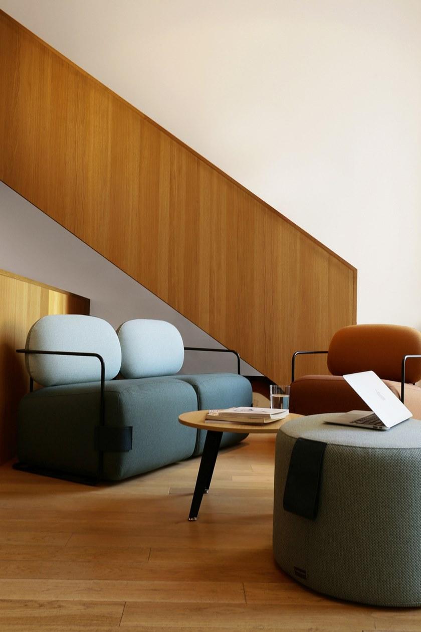 Marine Peyre Editions 2-местный диван из переработанной ткани Gabriel® sun-id-1383026 - Вид №2