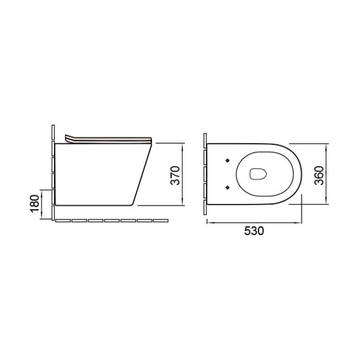 VT1-11 Унитаз подвесной Vincea Piatti Santreyd  - Вид №2