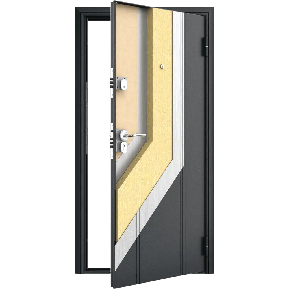 Дверь входная металлическая Оптим 98x205 см правая цвет белая графика DOORHAN STLM-2205706 - Вид №6