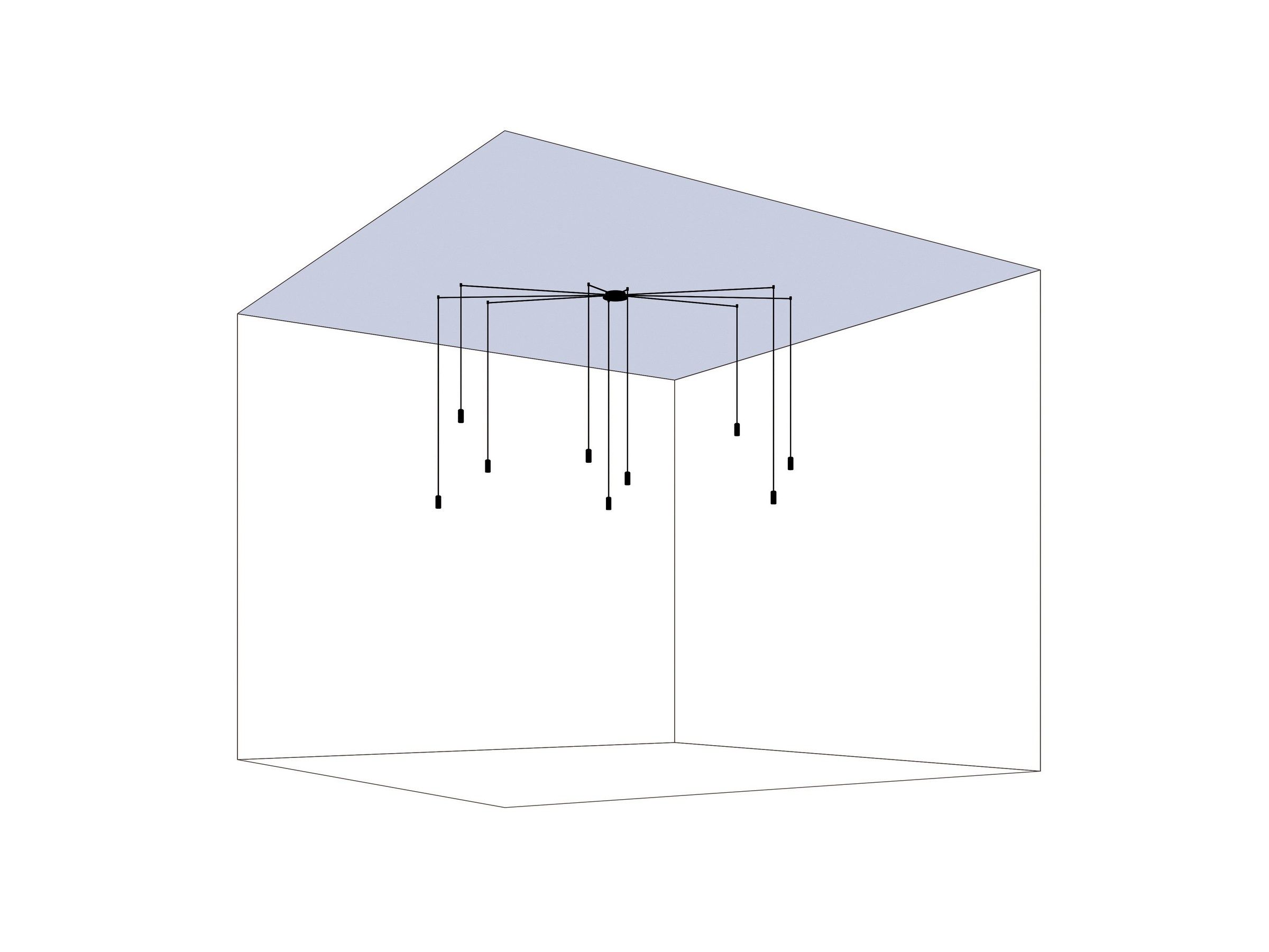 Светодиодный подвесной светильник Vibia Wireflow Free-Form ARCH-00046115 - Вид №15