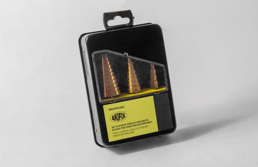AKIFIX Набор сверл для ступенчатой ​​стали  Naue41001  - Вид №2