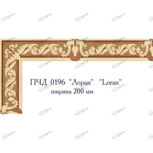 Художественный паркет Da Vinci Паркетный Бордюр 26-033 Орех Европейский (Грецкий) Селект (Гладкая) х мм 26011033