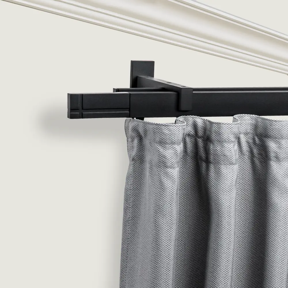 Профиль для карниза Хайтек 200 см алюминий цвет черный ARTTEX STLM-2095823 - Вид №6