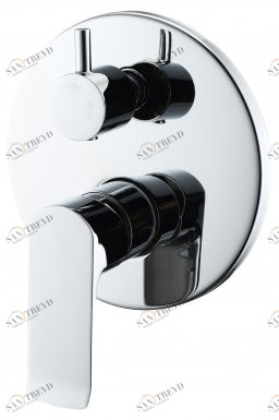 Встраиваемый смеситель для ванны и душа с переключателем DISCO DIS-BASM-CRM BELBAGNO 