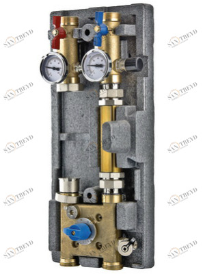 VT.VAR20.G.07 Насосный модуль с байпасом и трехходовым клапаном Valtec 1 1/4" 