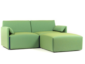 Съемный модульный диван из ткани