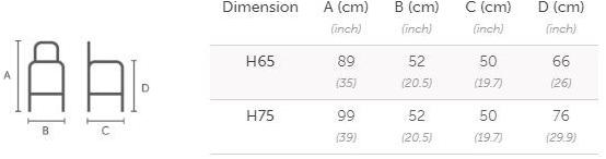 Midj Высокий табурет из ткани со встроенной подушкой со спинкой Maya sun-id-1494837 - Вид №2