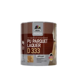 91347564 Паркетный лак Dufa Premium pu parquet laquer d333 глянцевый бесцветный 2 л STLM-1488125