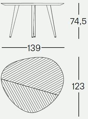 Zanotta Деревянный стол sun-id-1488369 - Вид №9