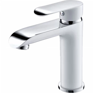 GZ 22011F Смеситель для раковины однорычажный Ganzer Белый