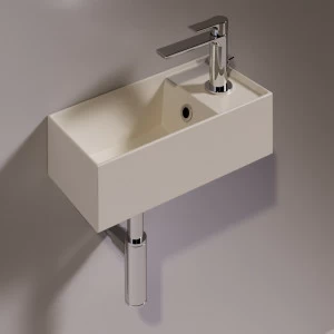 AG20SABBIAMATT Подвесная раковина настенная прямоугольная Simas Agile бежевая