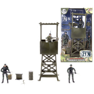 MC77021 Игровой набор "WP. Караульная вышка" 1:18, (3 фигурки) World Peacekeepers