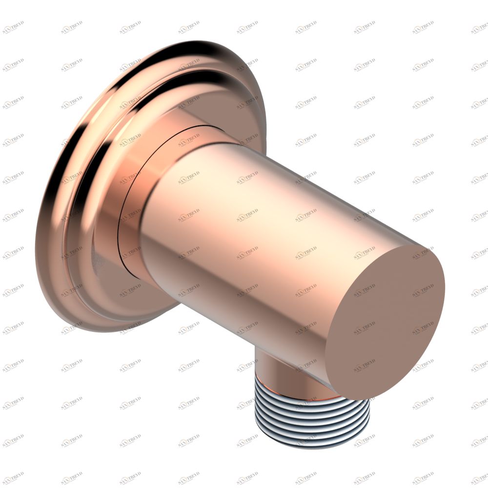 A1V-53E Вывод 1/2" встраиваемый в стену Thg-paris Sully с малахитом Blush PVD A1V-53E CAT.F