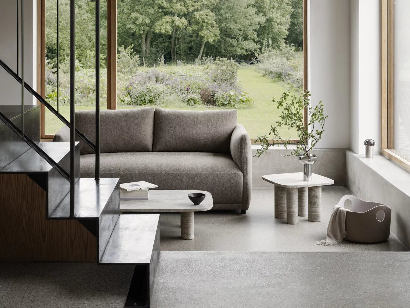 Квадратный журнальный столик из травертина blomus волос ARCH-00151770 - Вид №7