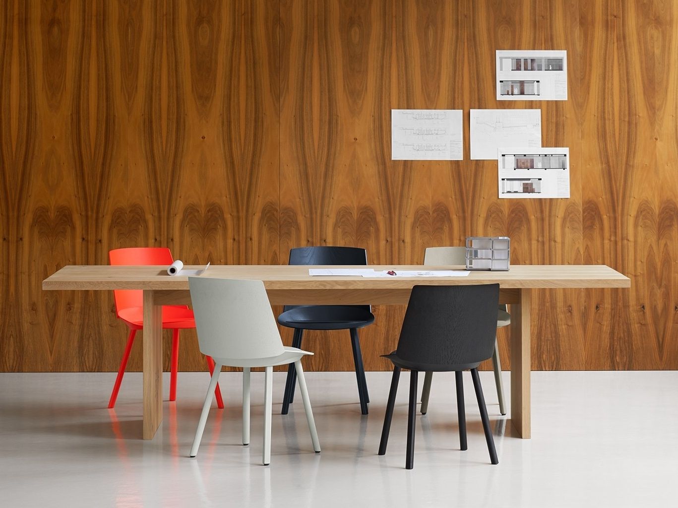 Прямоугольный стол из массива дерева e15 ASHIDA ARCH-00073372 - Вид №1